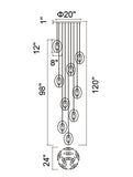 Iris 9-Light Chandelier