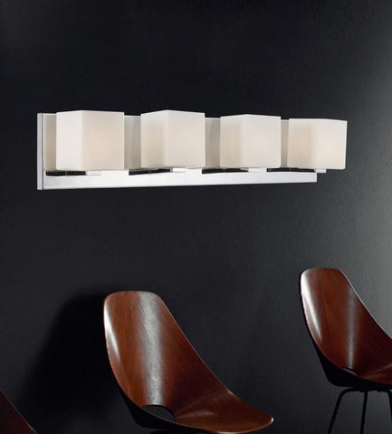 Satin Nickle 4-Light Wall Sconce